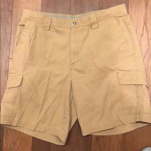 Columbia Khaki Cargo Shorts